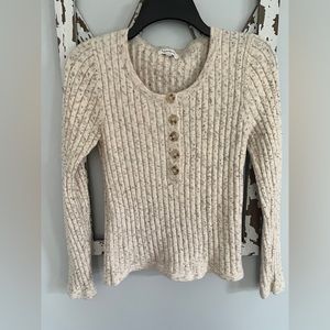 Heartloom Sweater Oatmeal Color Size Small